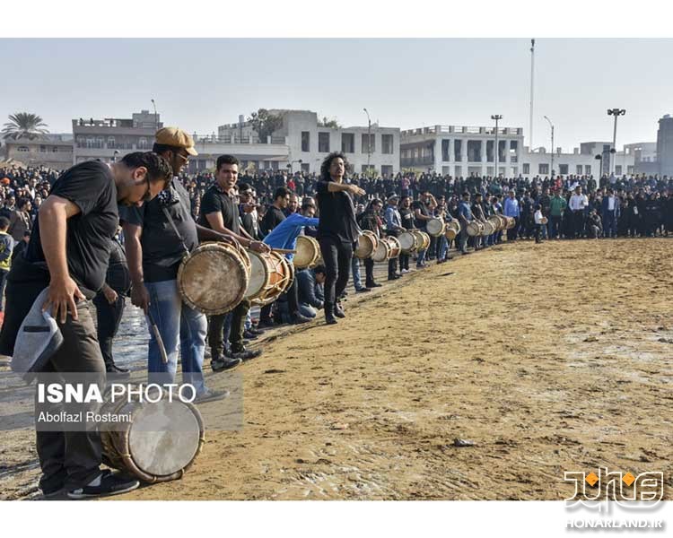 عزاداری مردم بوشهر برای دریانوردان کشتی سانچی